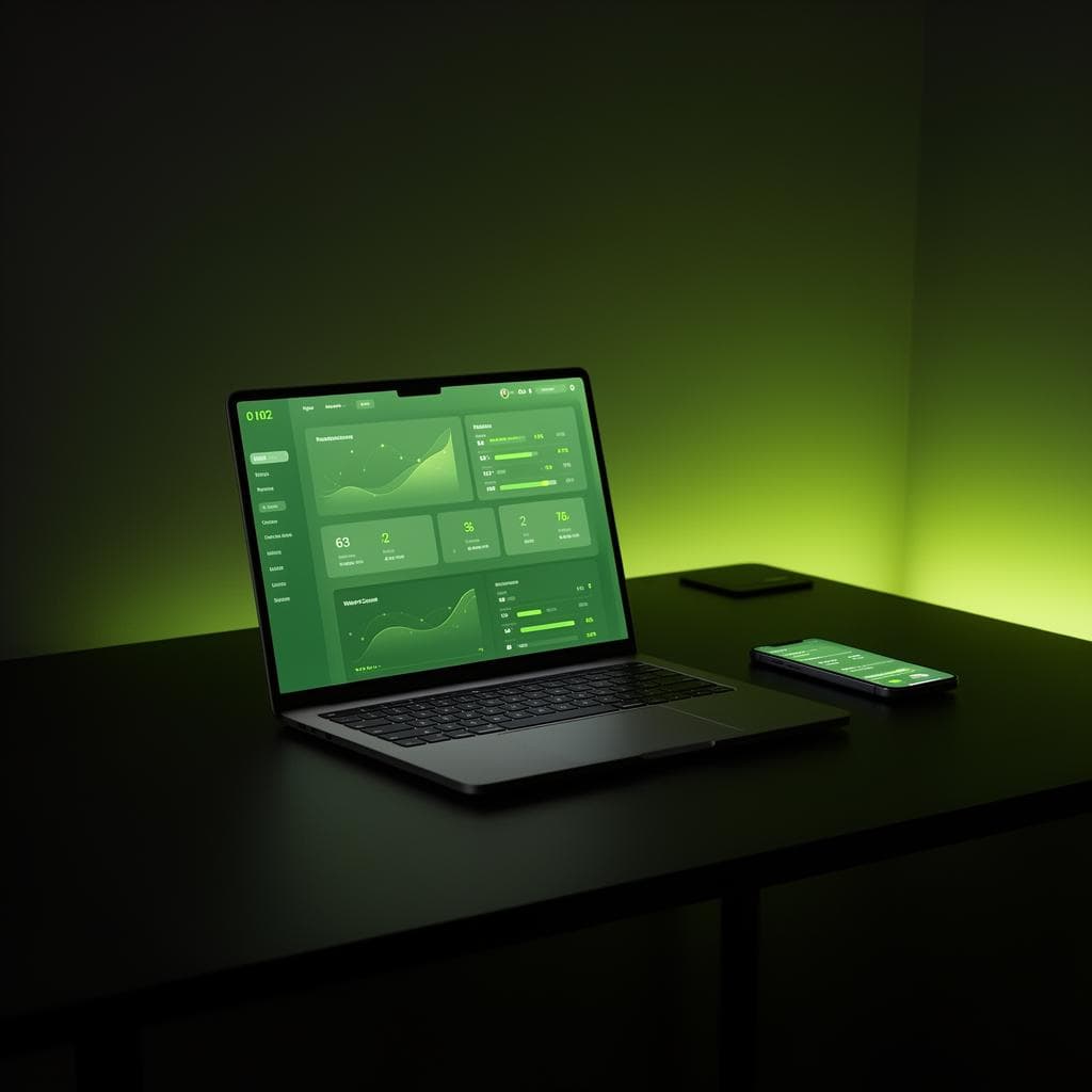 Dashboard de software profissional